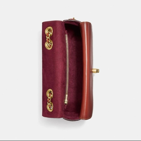 COACH Madison Signature Leather Crossbody Bag - Picture 11 of 12